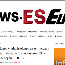 Las fusiones y adquisiciones en el mercado transaccional latinoamericano cayeron 39% hasta marzo, segn TTR